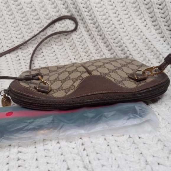 Authentic Vintage Gucci GG Monogram Supreme Ophidia Clutch Fanny Bum Waist Belt - Picture 8 of 11